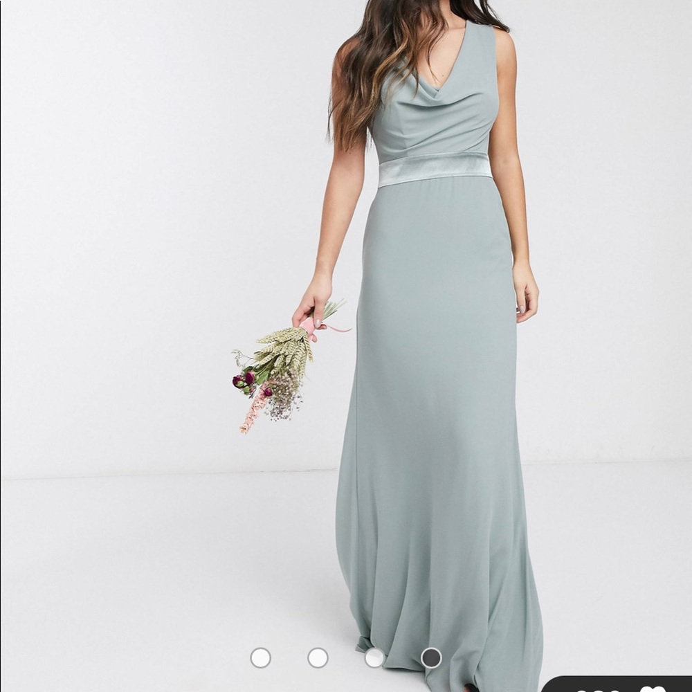 ASOS Cowl Neck Bridesmaid Dress